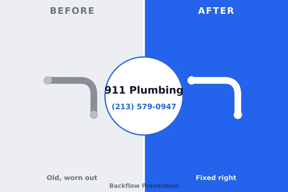 Before and after: plumbing company Ferry Pass, FL